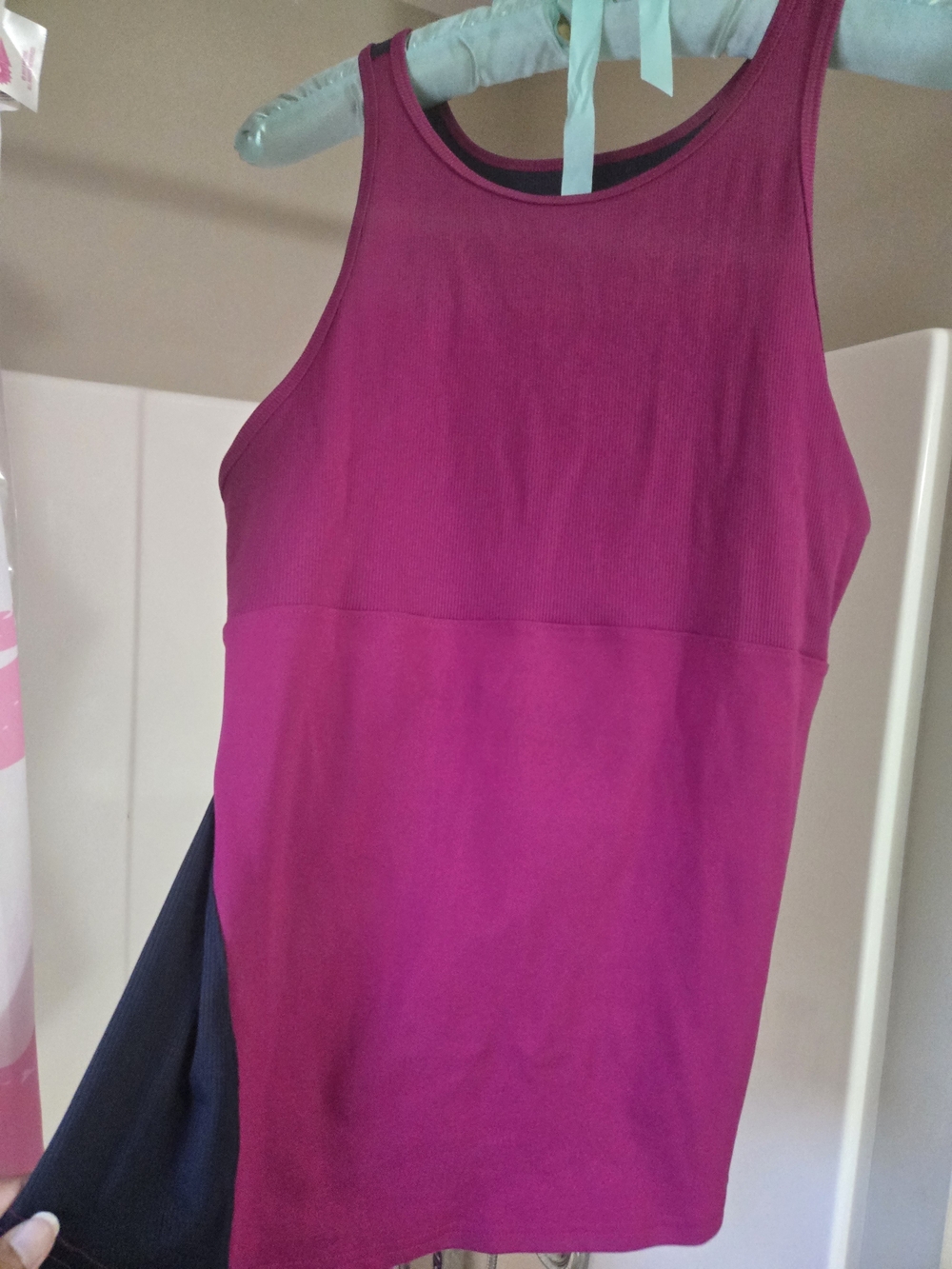 Nike Dri-FIT Women’s Yoga Top - Fuchsia/Purple